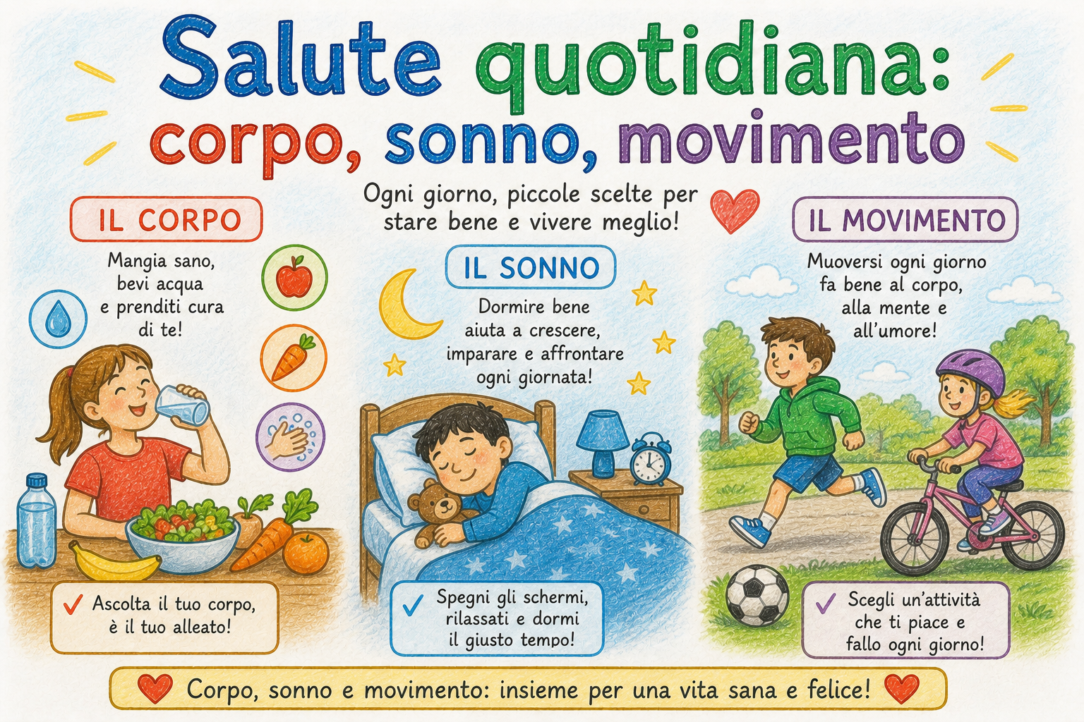 Modulo 10 - Salute quotidiana: corpo, sonno, movimento