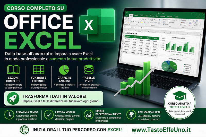 Corso Completo su Office EXCEL