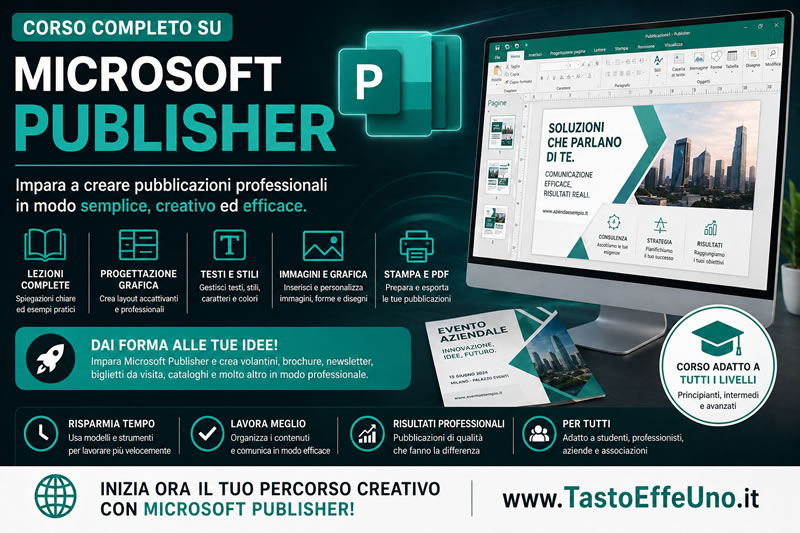 Corso Completo su Microsoft Publisher