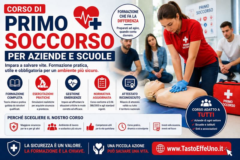 Corso di Primo Soccorso per Aziende e Scuole
