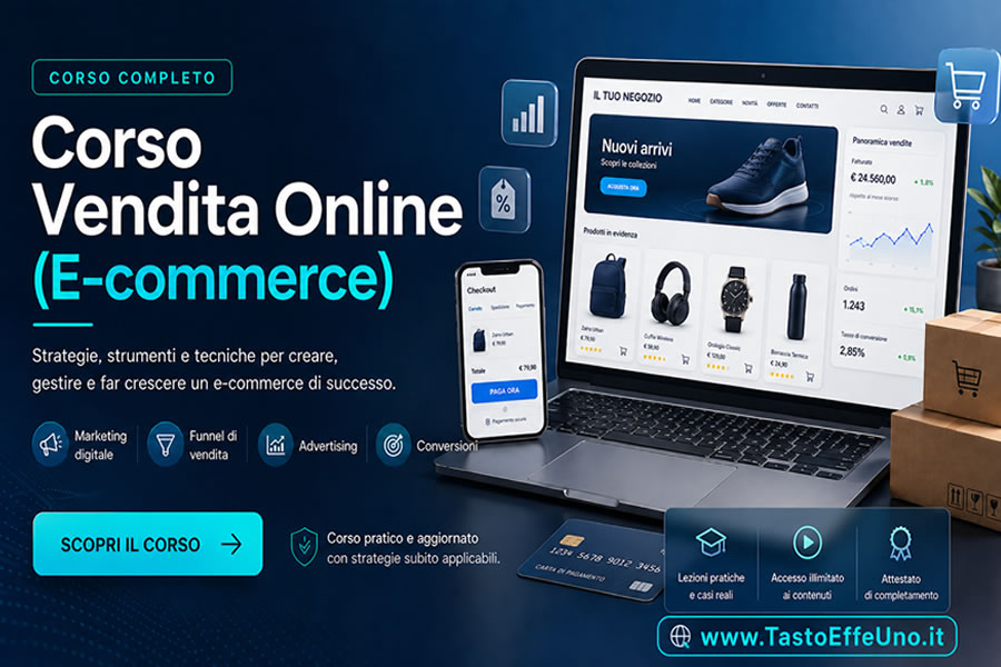 Corso Completo di Vendita Online (E-commerce)