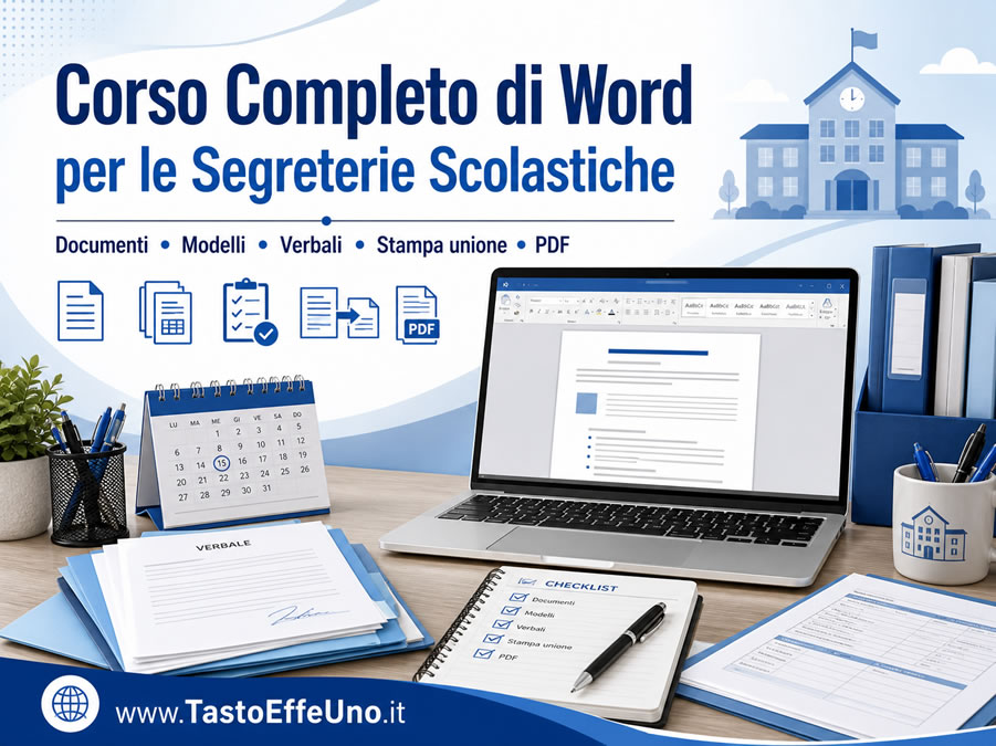 Corso completo di Word per le segreterie scolastiche
