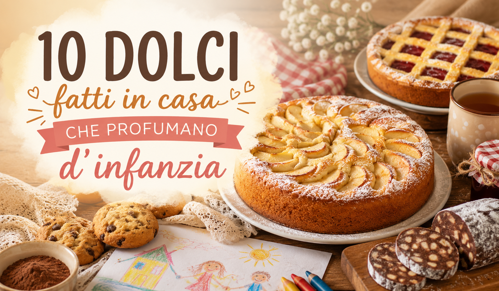 10 dolci fatti in casa che profumano d’infanzia
