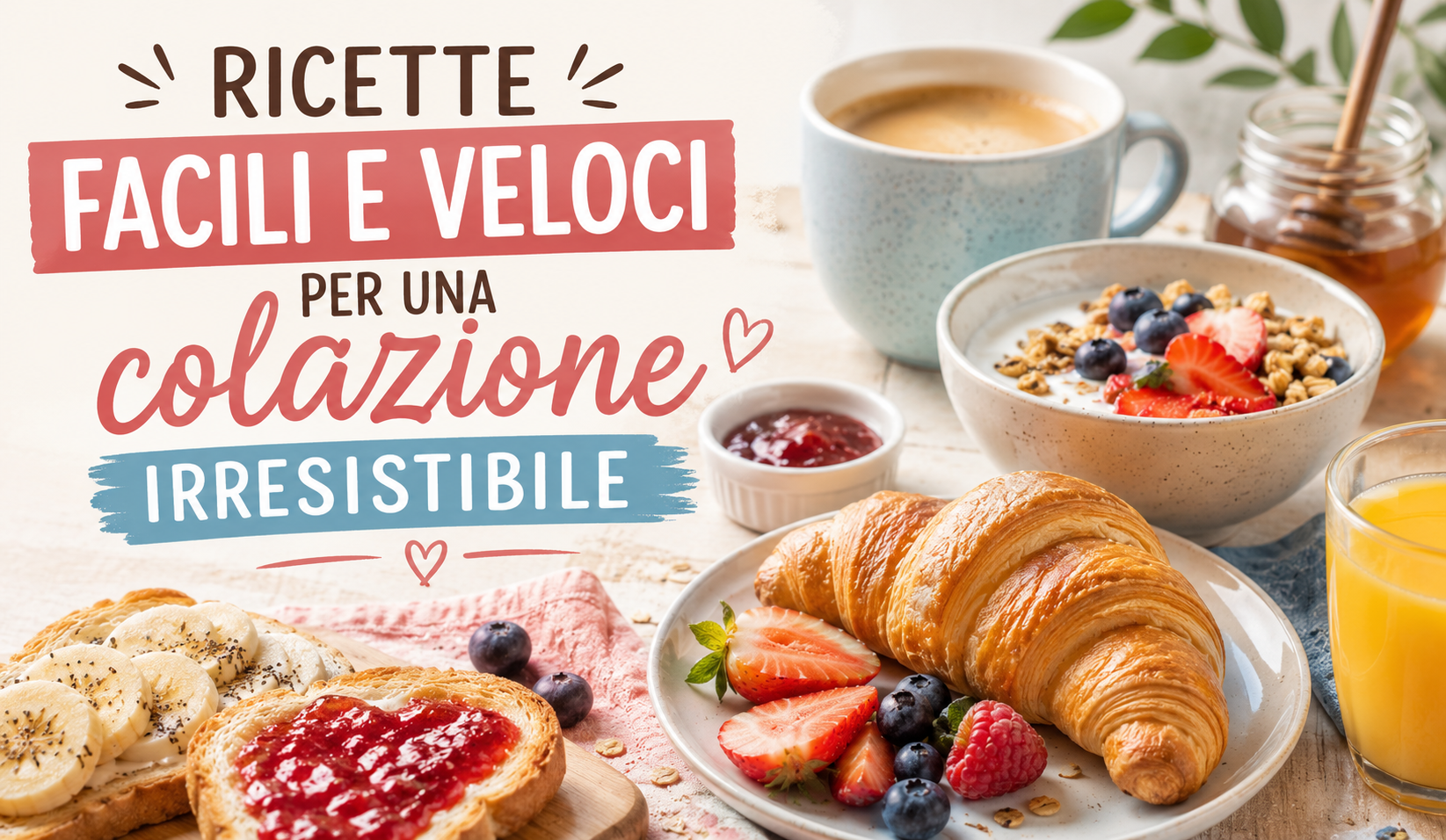 Ricette facili e veloci per una colazione irresistibile