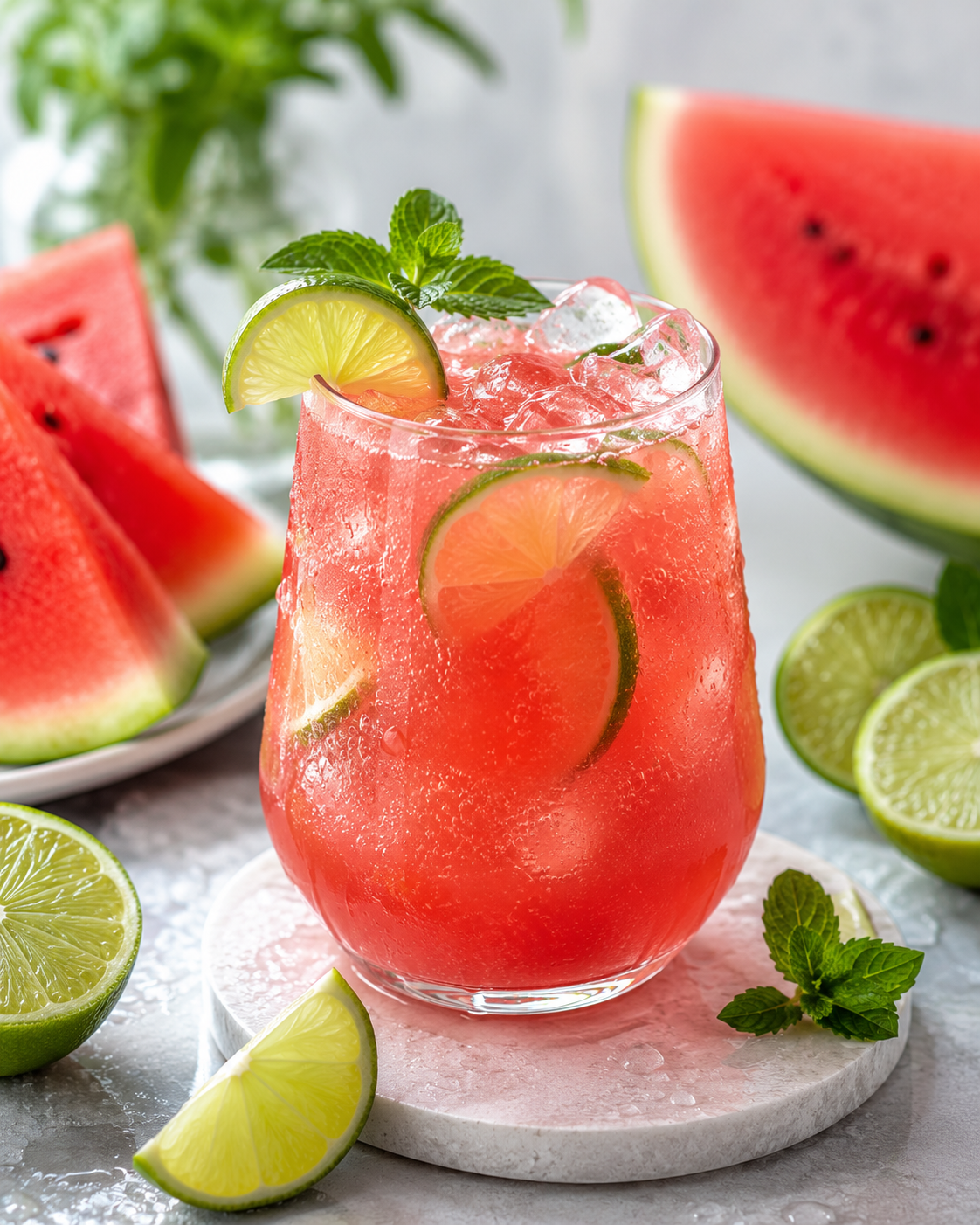 Bevanda anguria e lime
