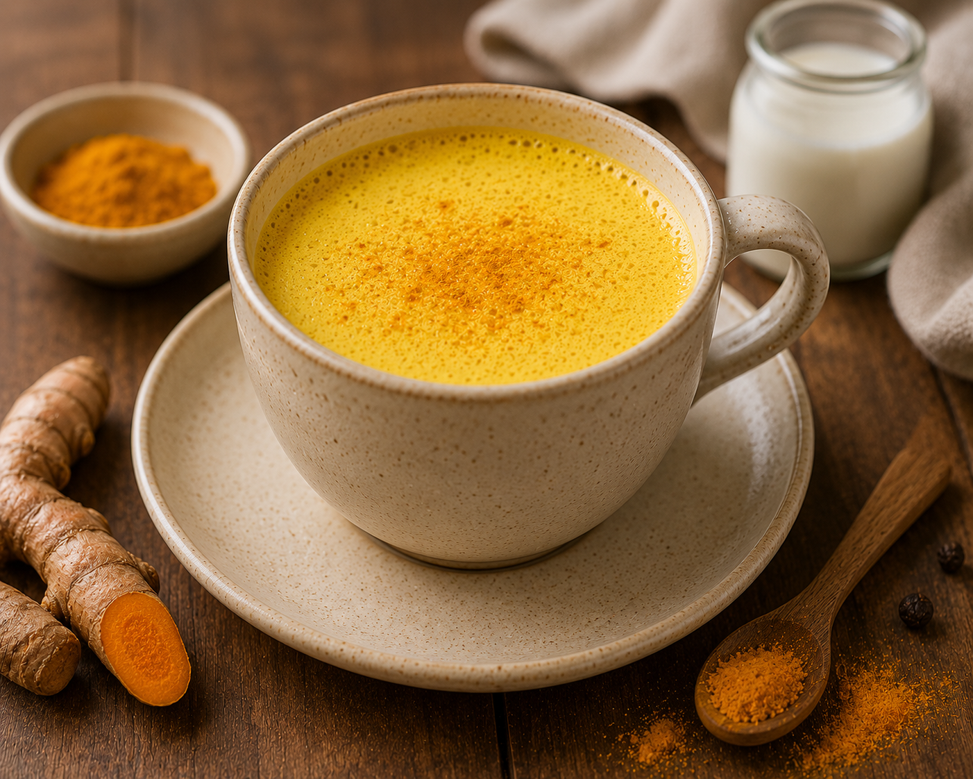 Latte alla curcuma