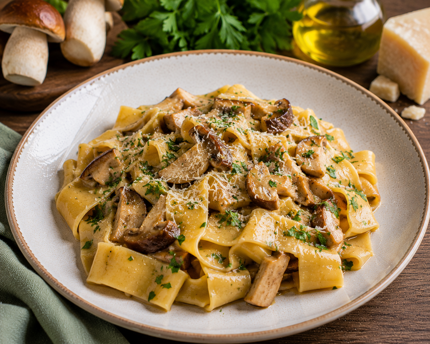 Pappardelle ai porcini