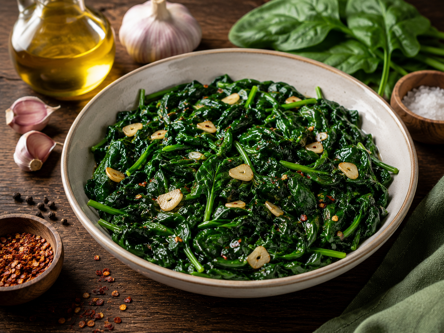 Spinaci saltati