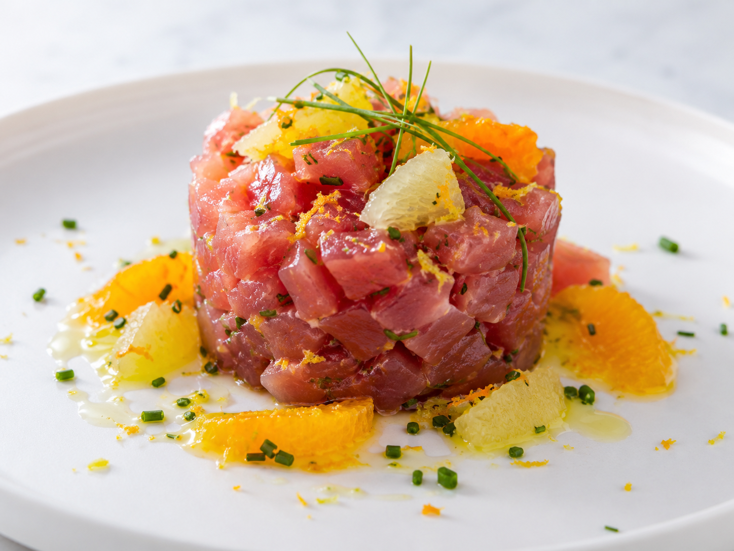 Tartare di tonno agli agrumi
