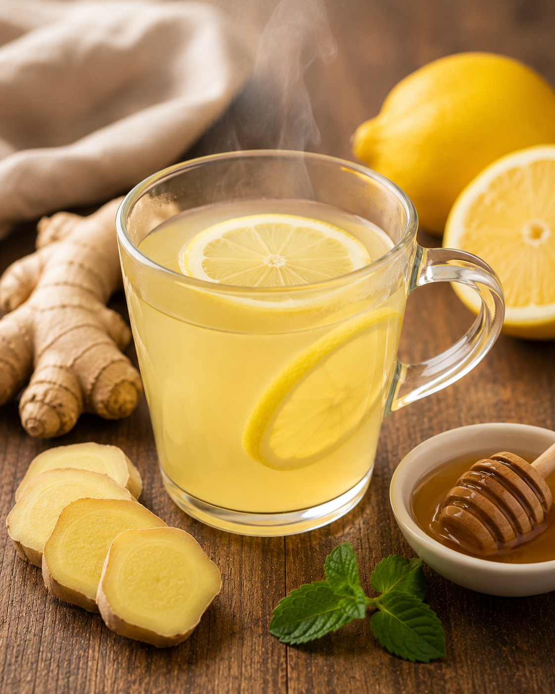 Tisana zenzero e limone