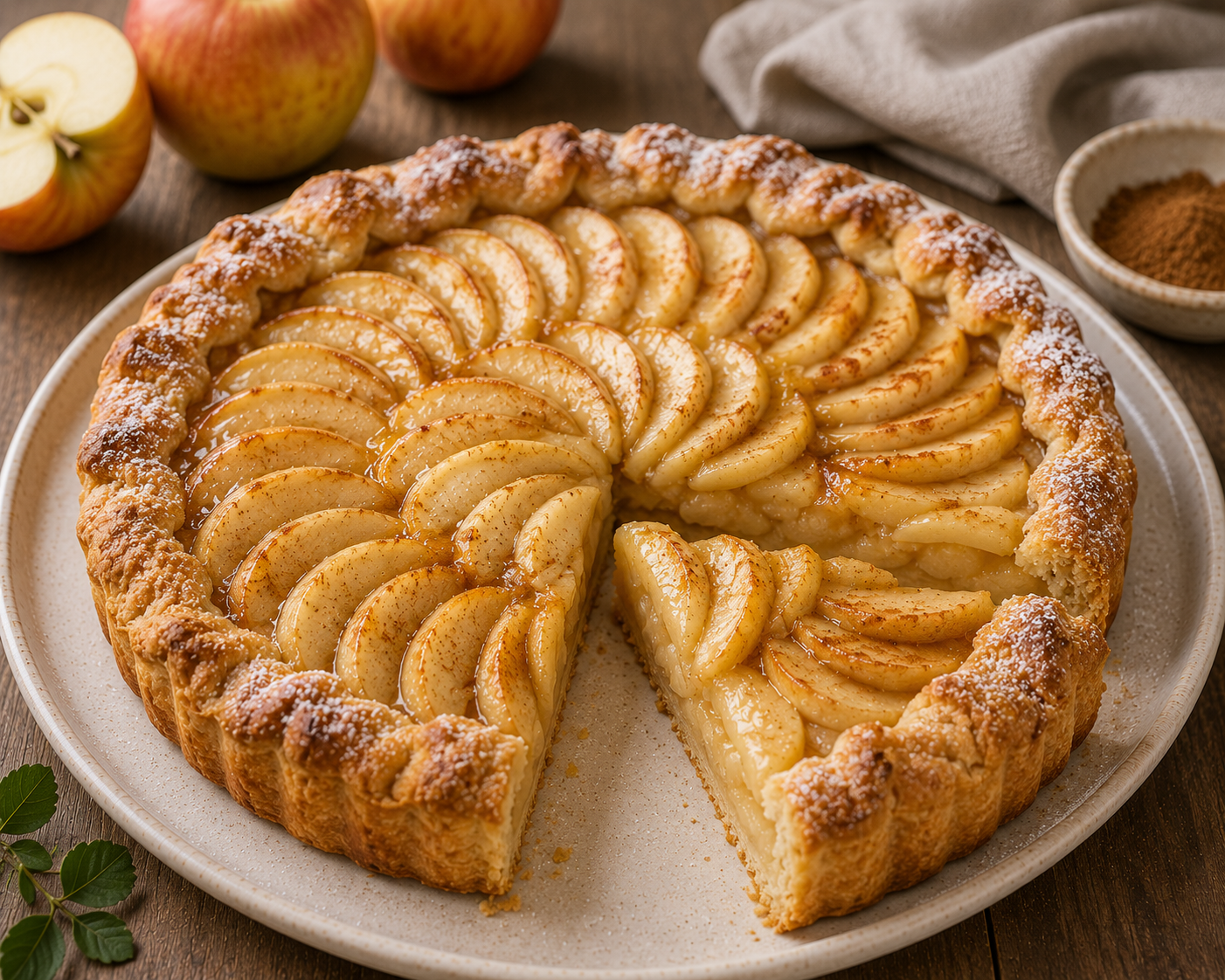 Torta di mele rustica