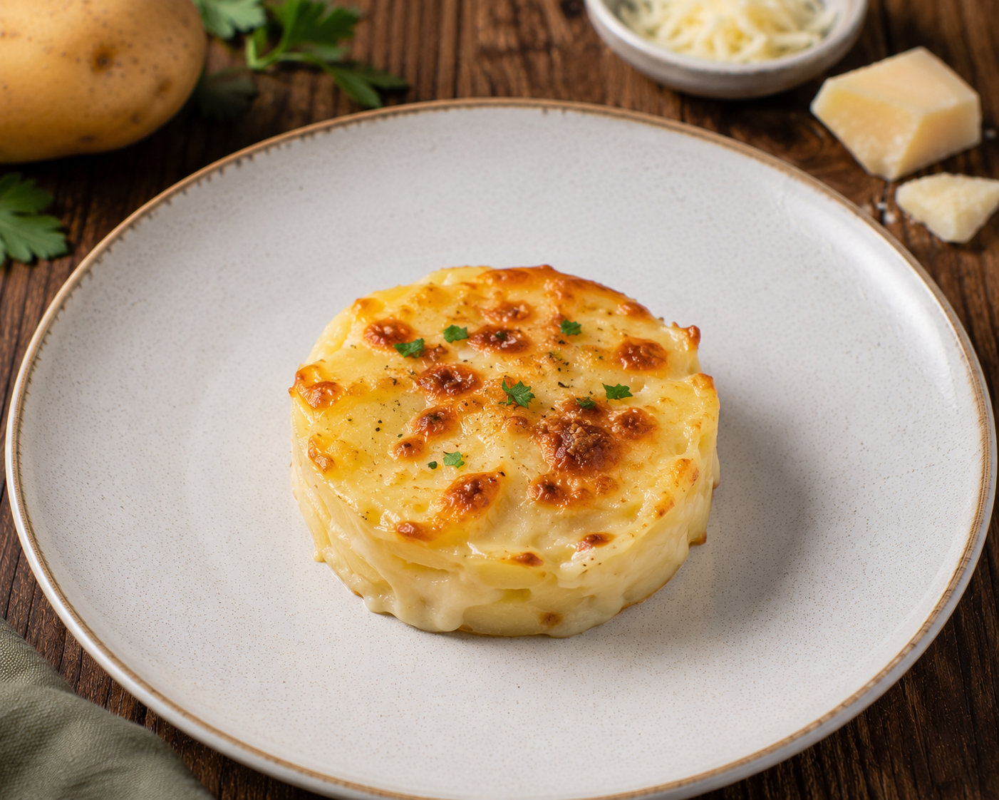 Tortino di patate e formaggio