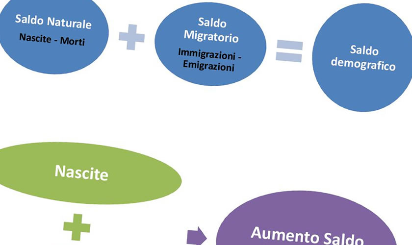 schede didattiche su Saldo demografico.