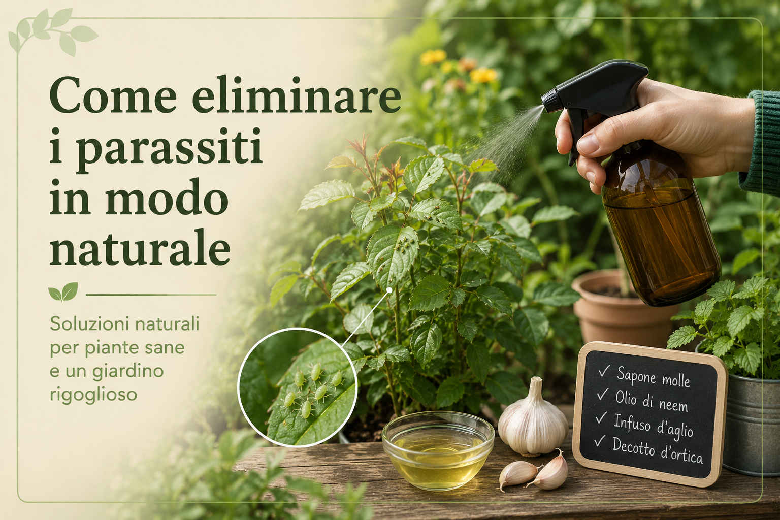 Come eliminare i parassiti in modo naturale