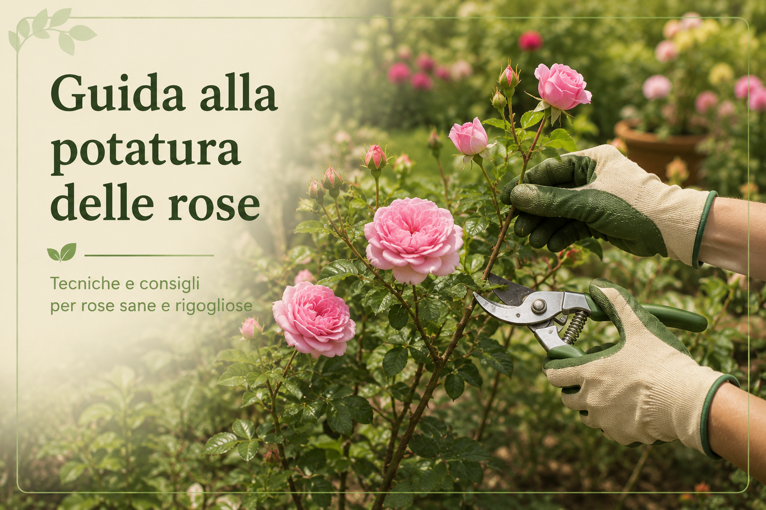 Guida alla potatura delle rose
