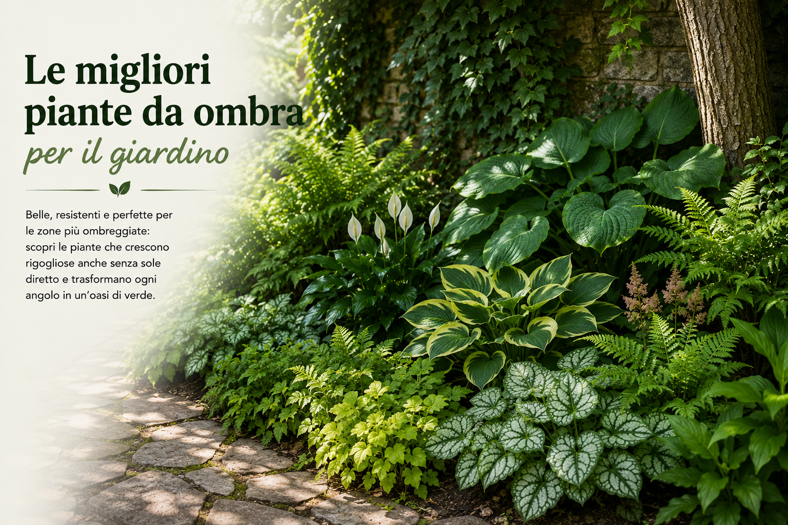Le migliori piante da ombra per il giardino