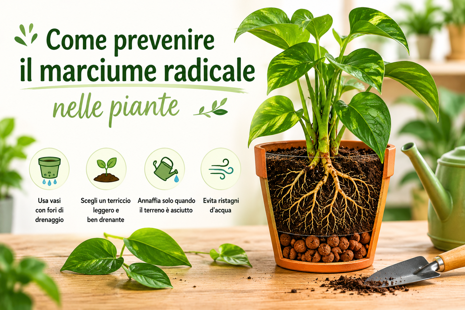 Come prevenire il marciume radicale nelle piante