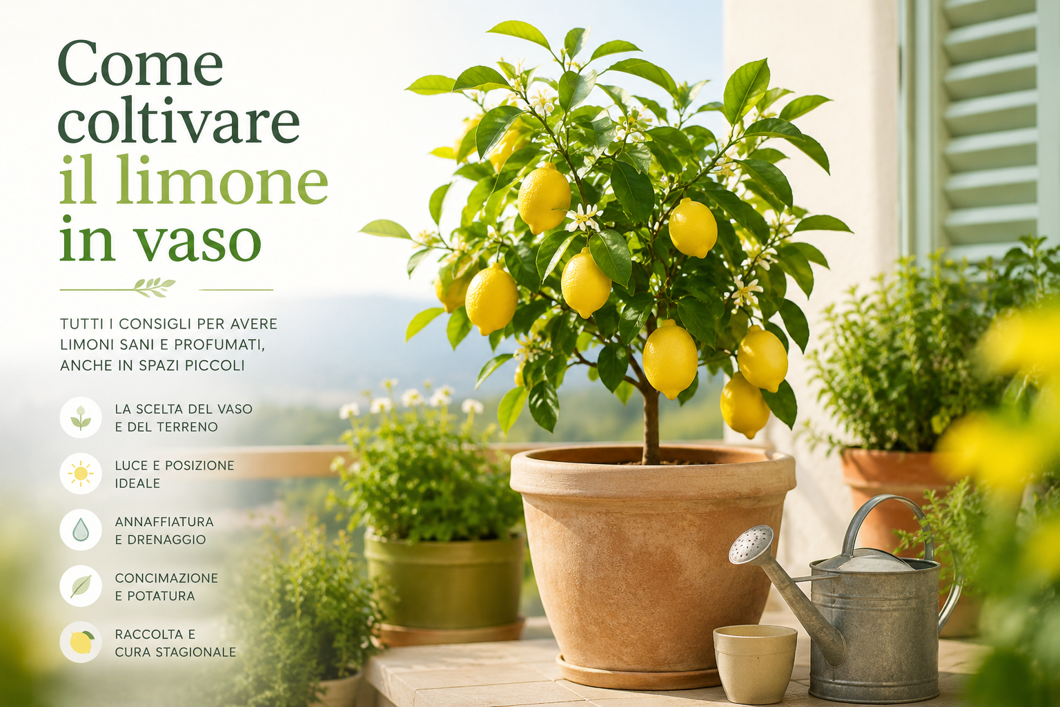 Come coltivare il limone in vaso