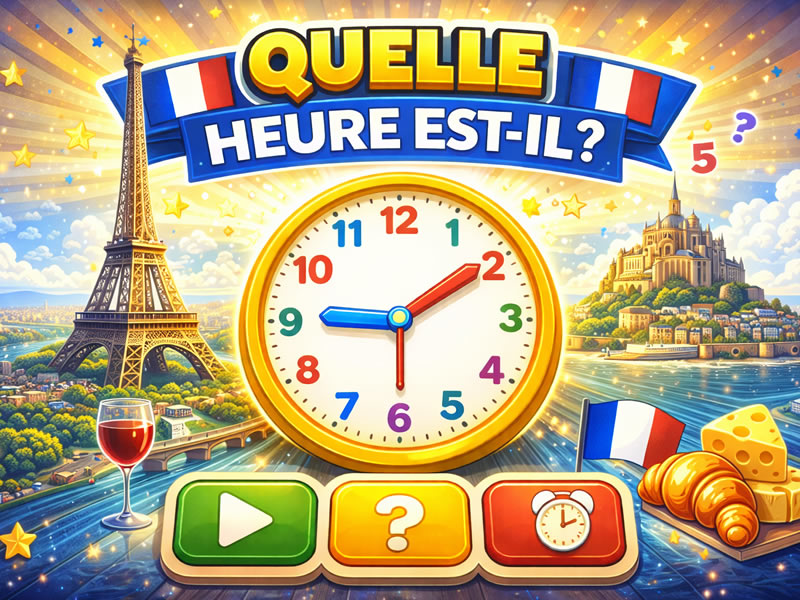 Quelle heure est-il?