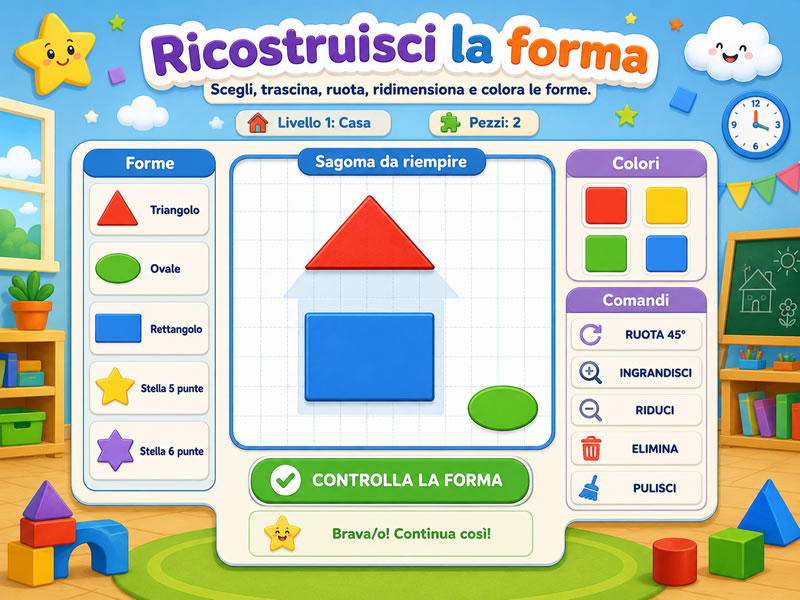 Ricostruisci la forma