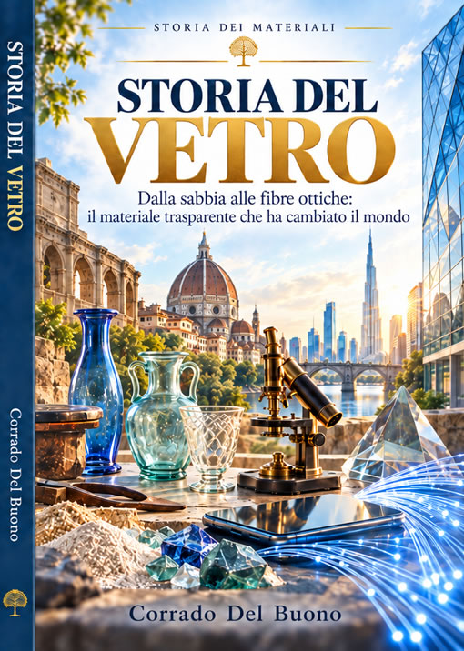 Copertina del libro Storia del Vetro