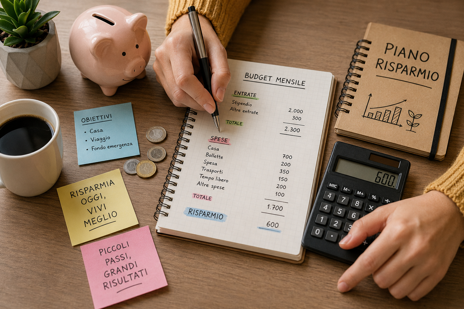Come risparmiare ogni mese: un metodo semplice per organizzare entrate e spese
