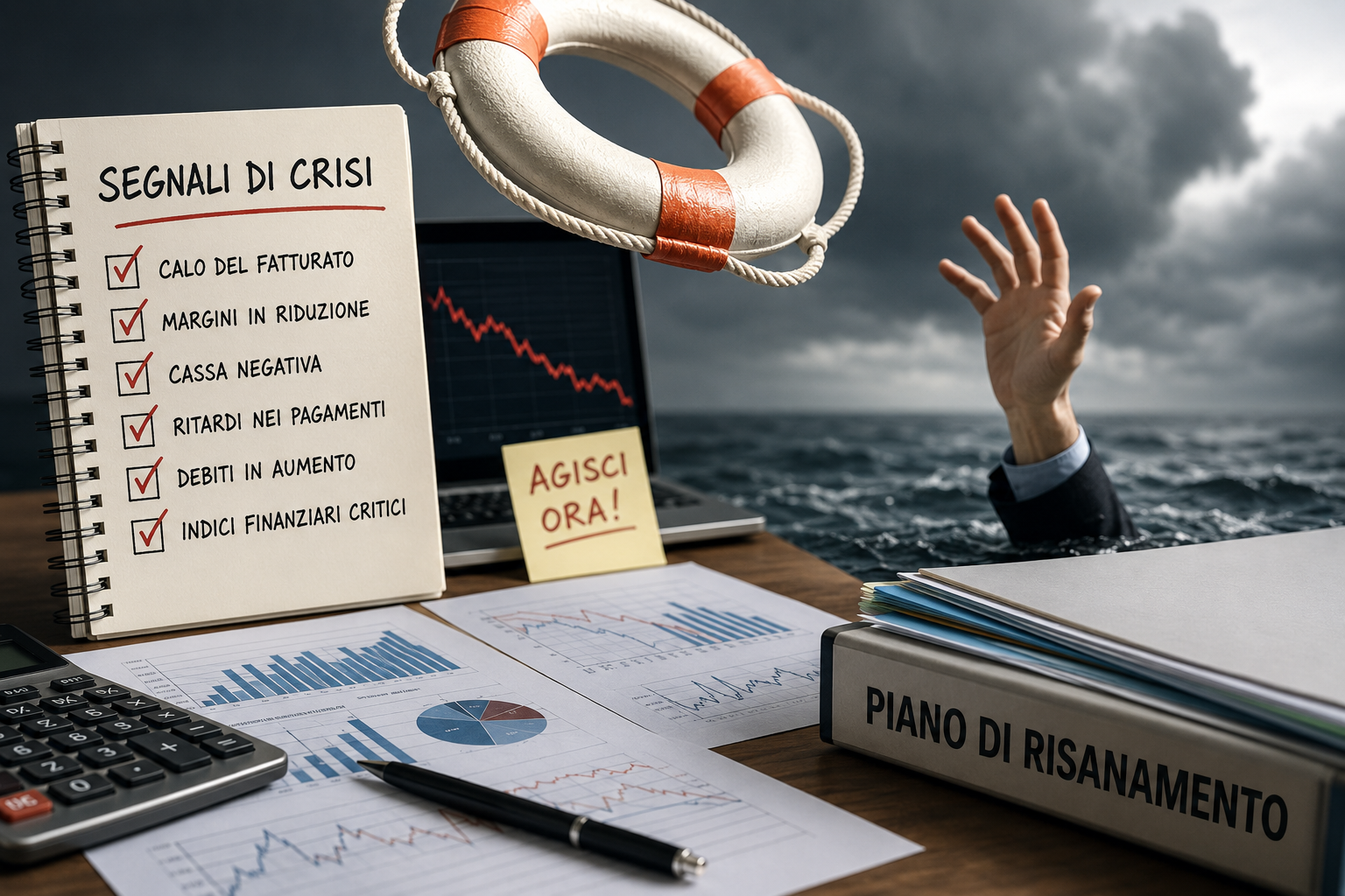 Crisi d’impresa: i segnali economici e finanziari da non ignorare