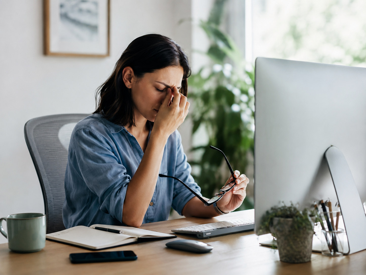 Occhi stanchi e schermi digitali: come proteggere vista, postura e concentrazione