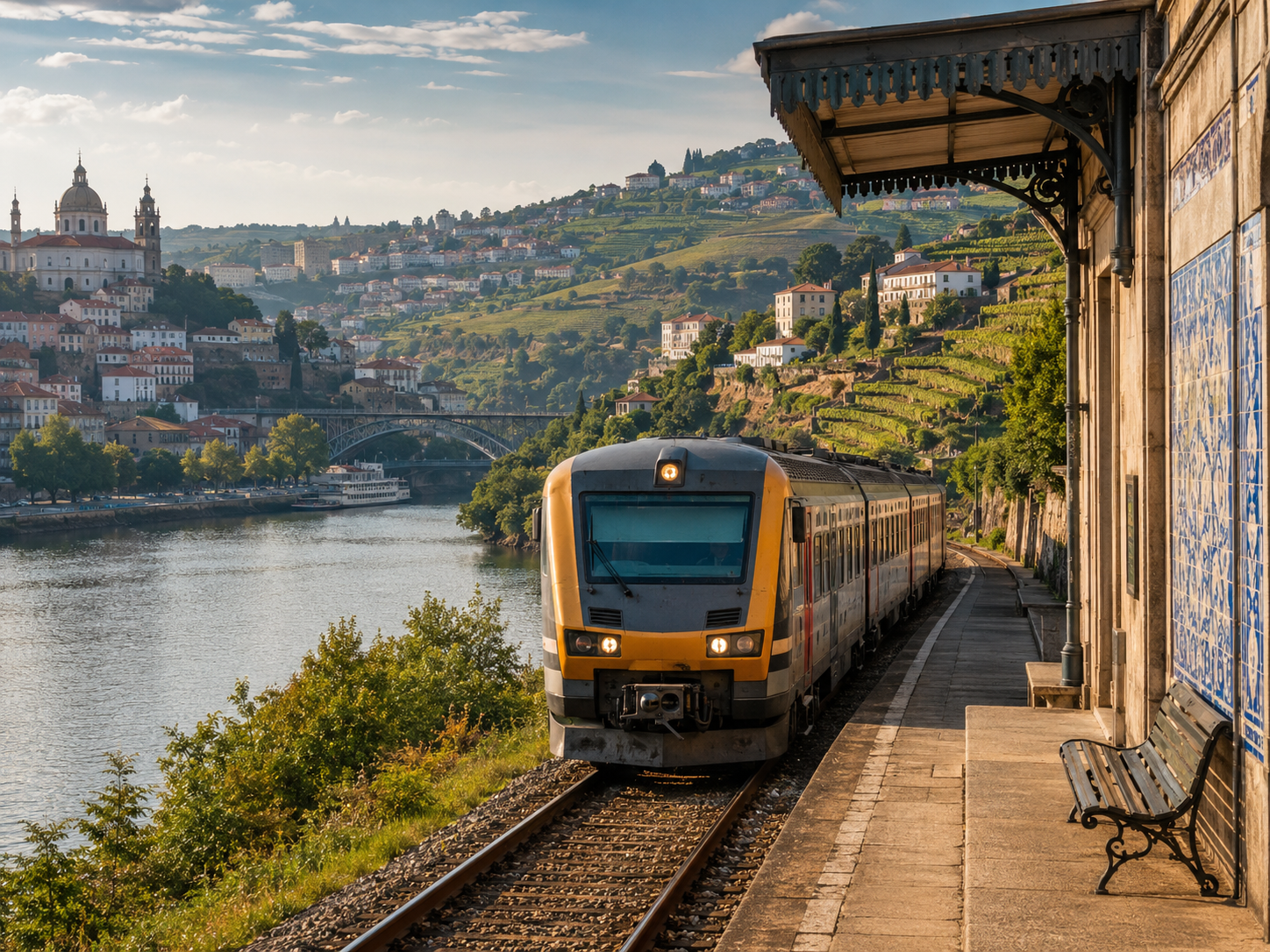 	Portogallo in treno: da Lisbona a Porto passando per città e paesaggi meno conosciuti