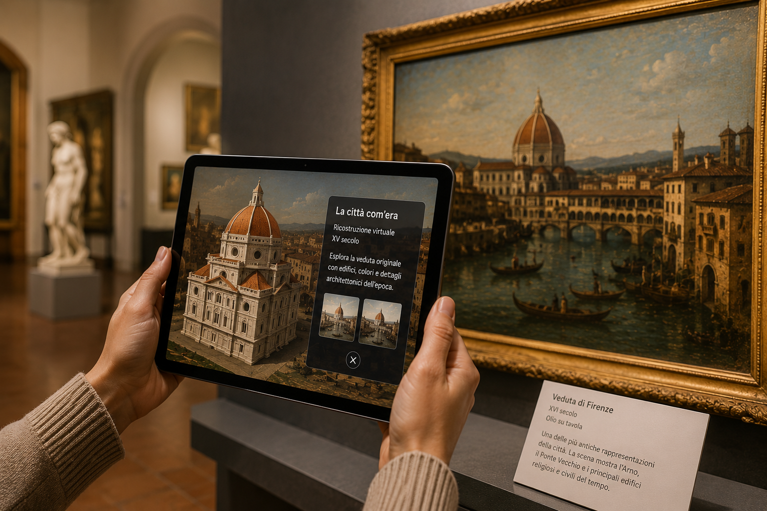 Realtà aumentata nei musei: quando la tecnologia aiuta a capire meglio l’arte