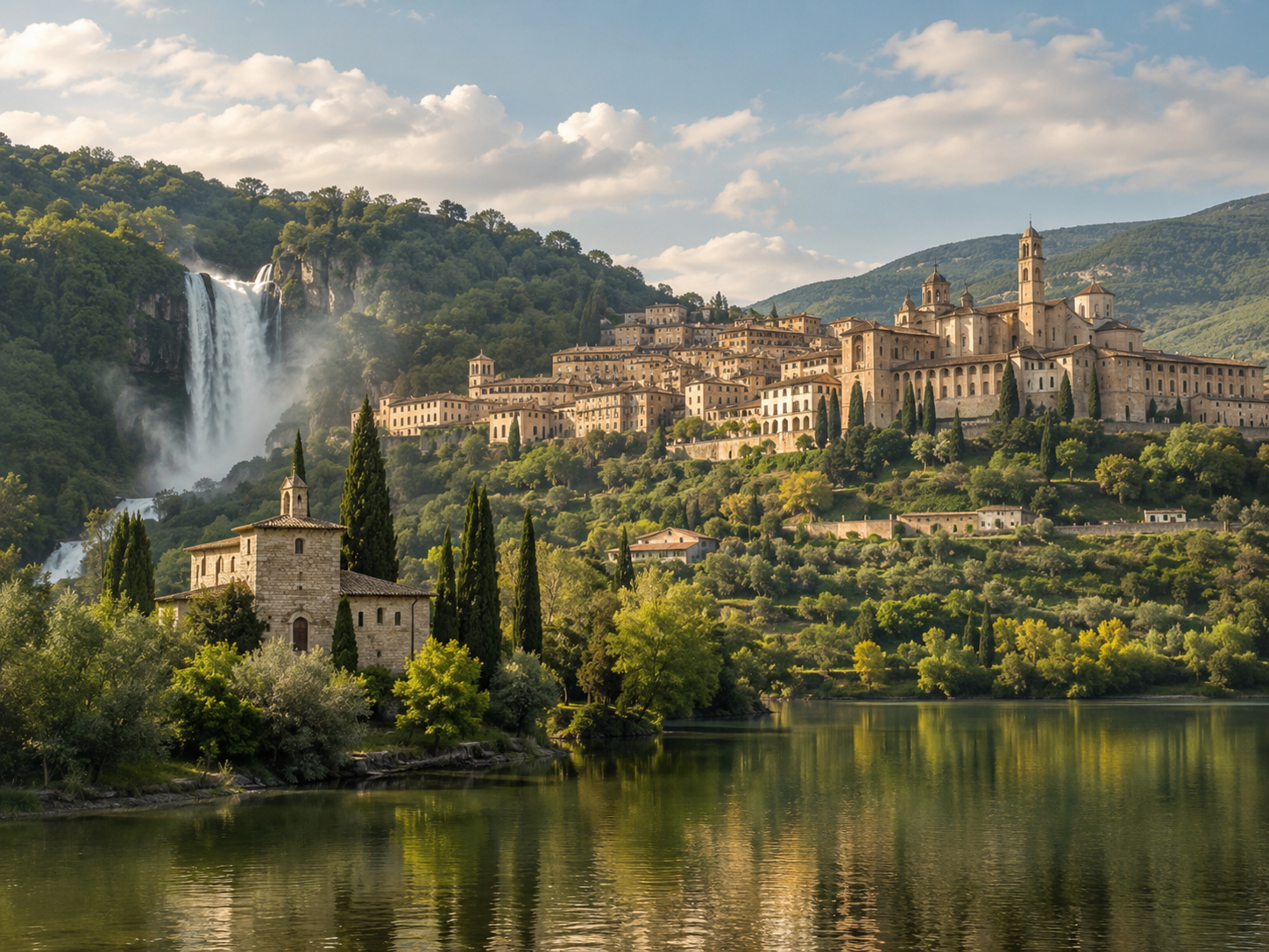 	Umbria verde: viaggio tra eremi, cascate, laghi e città di pietra