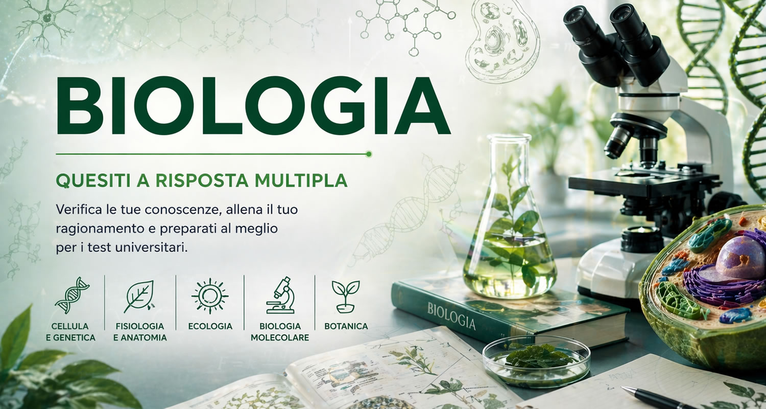 Copertina quiz BIOLOGIA