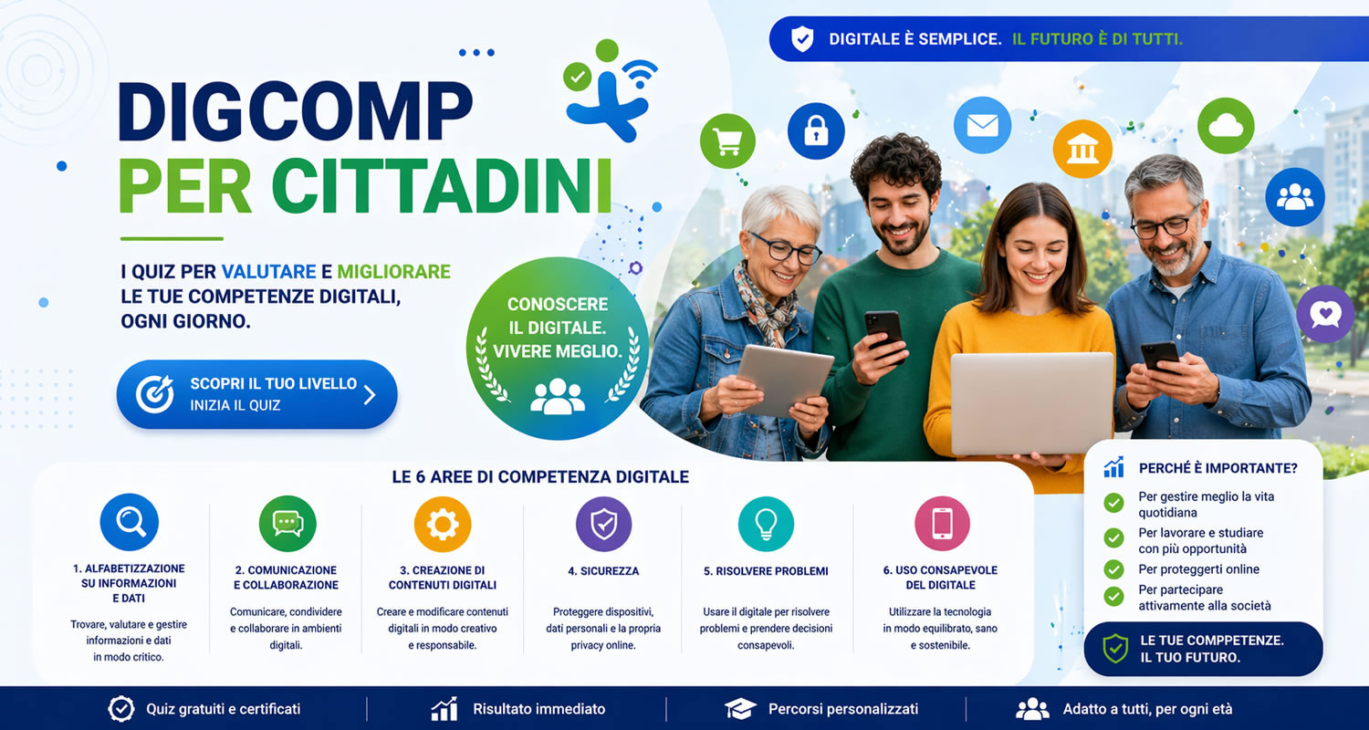 Copertina quiz DIGCOMP 2,0 - CITTADINI