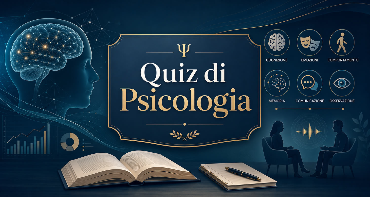 Copertina quiz PSICOLOGIA
