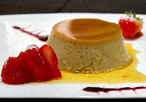 Creme caramel alla liquirizia