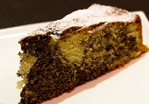 Torta Marmorizzata al cioccolato nero 75%