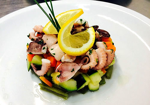Insalata di polpo e verdure