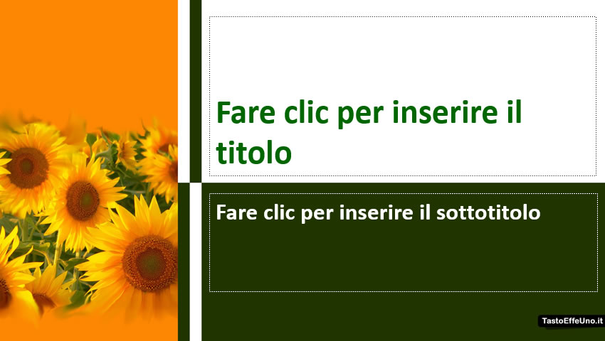 template microsoftoffice Girasole