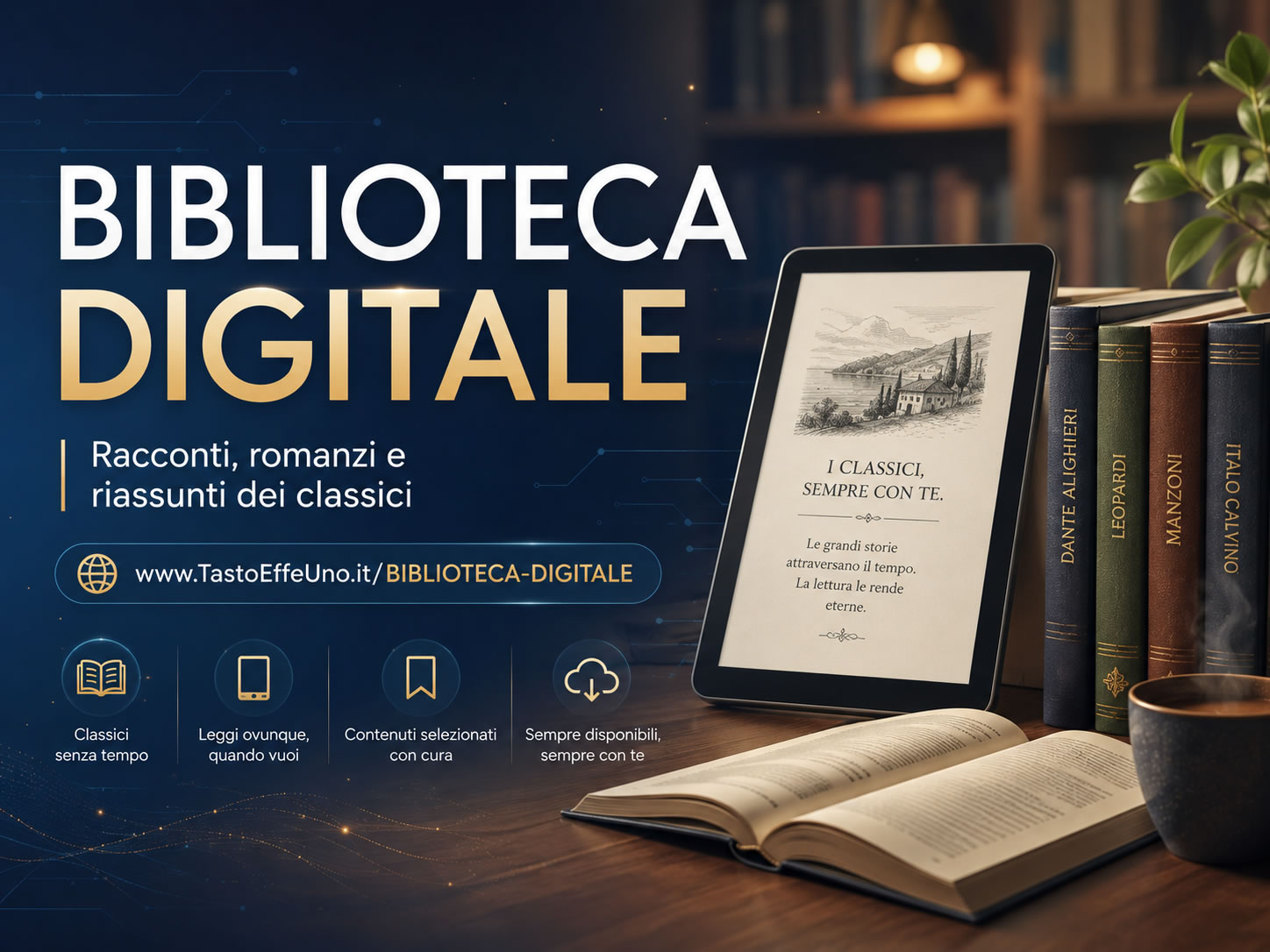 Biblioteca digitale, per gli amanti della lettura