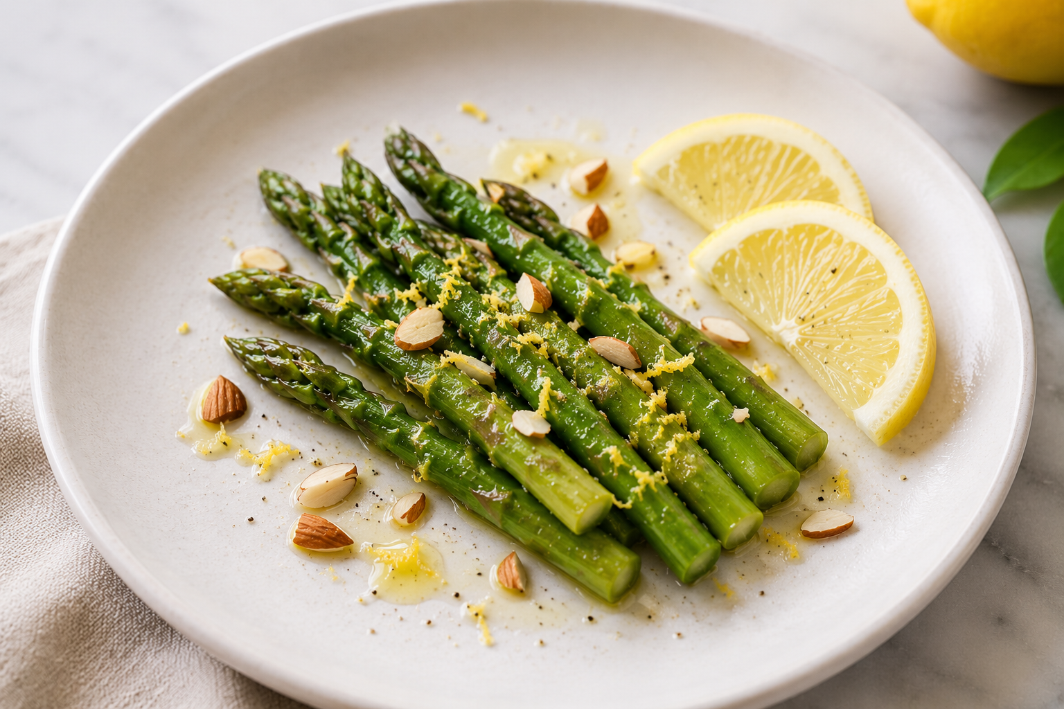 Asparagi al limone