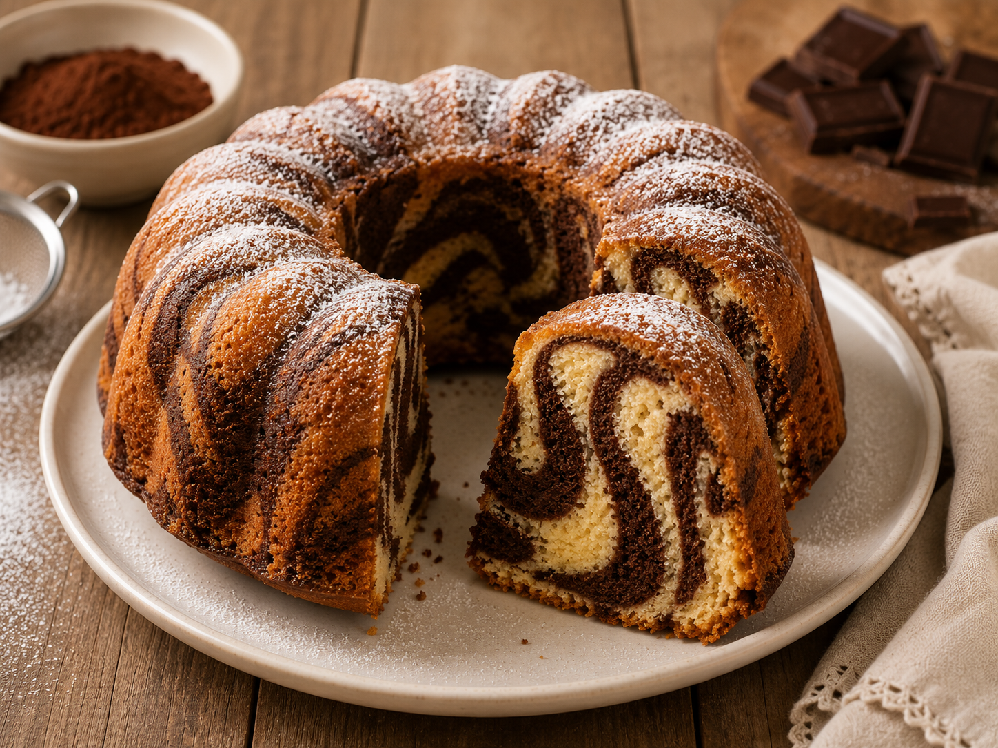 Ciambella marmorizzata