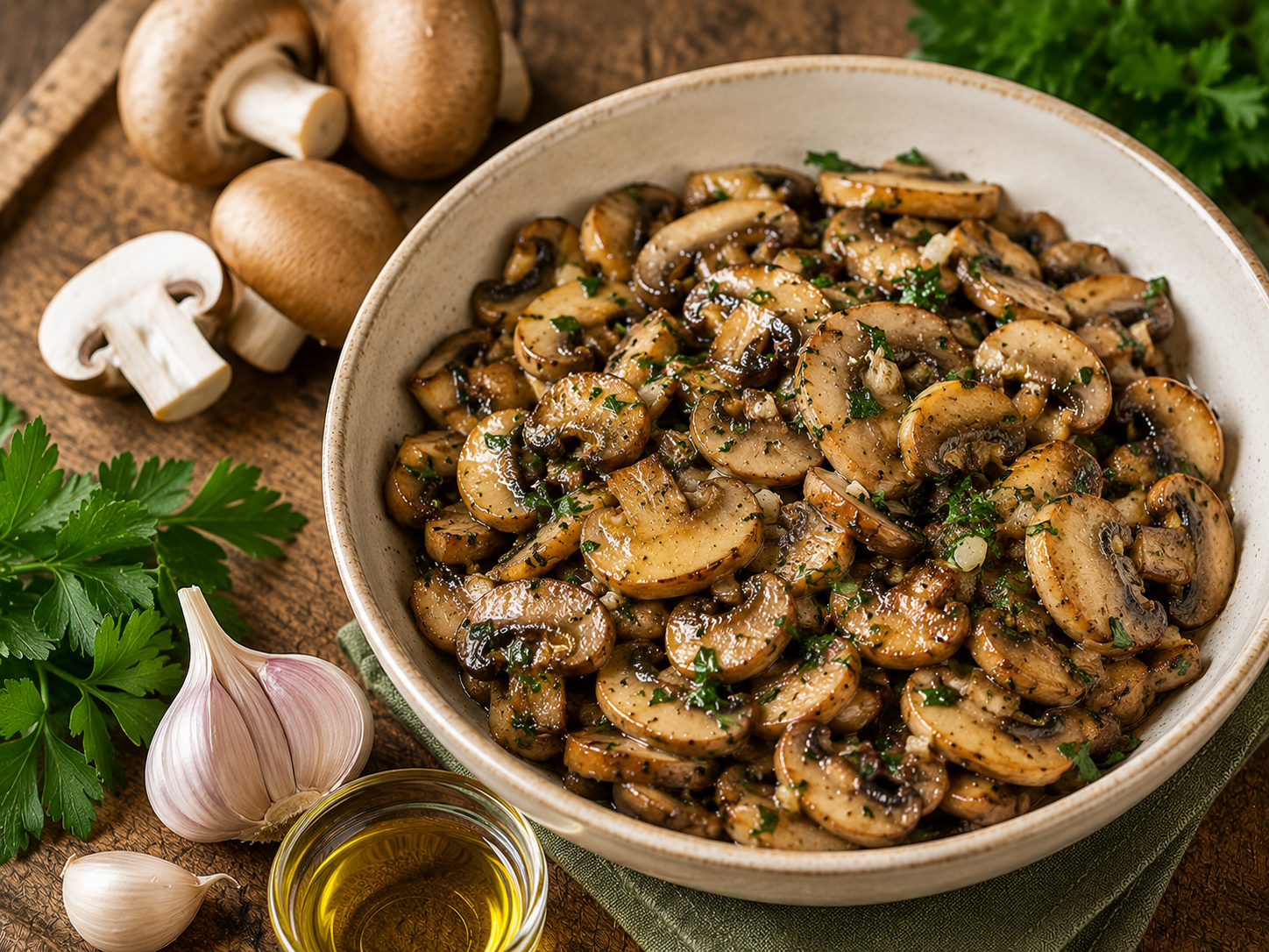 Funghi trifolati