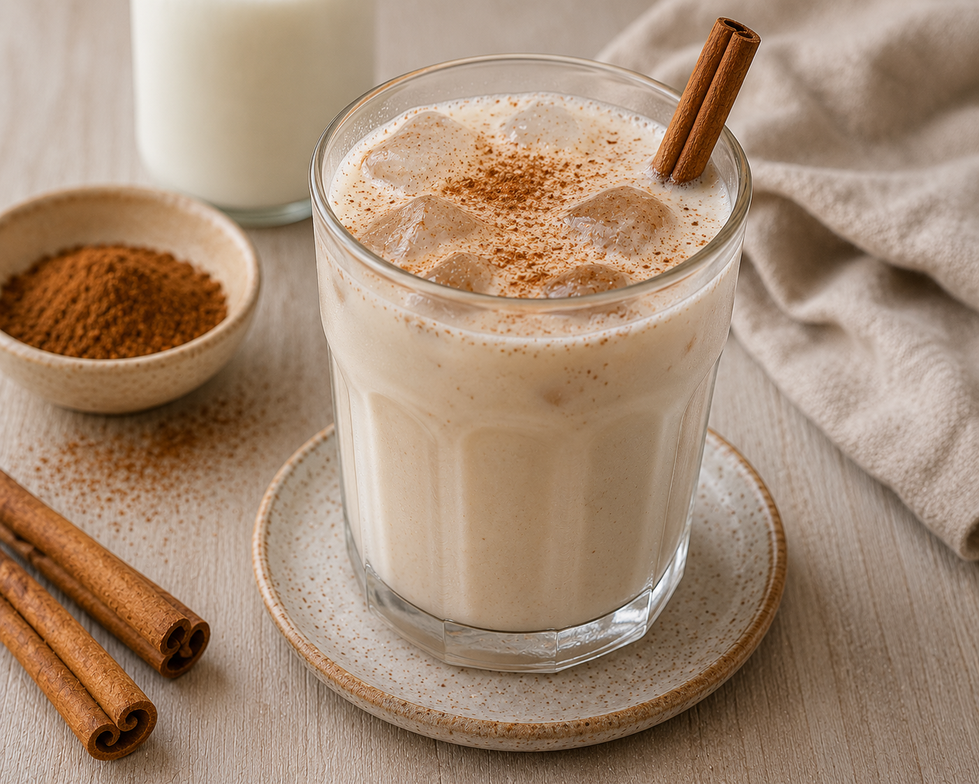 Latte freddo alla cannella