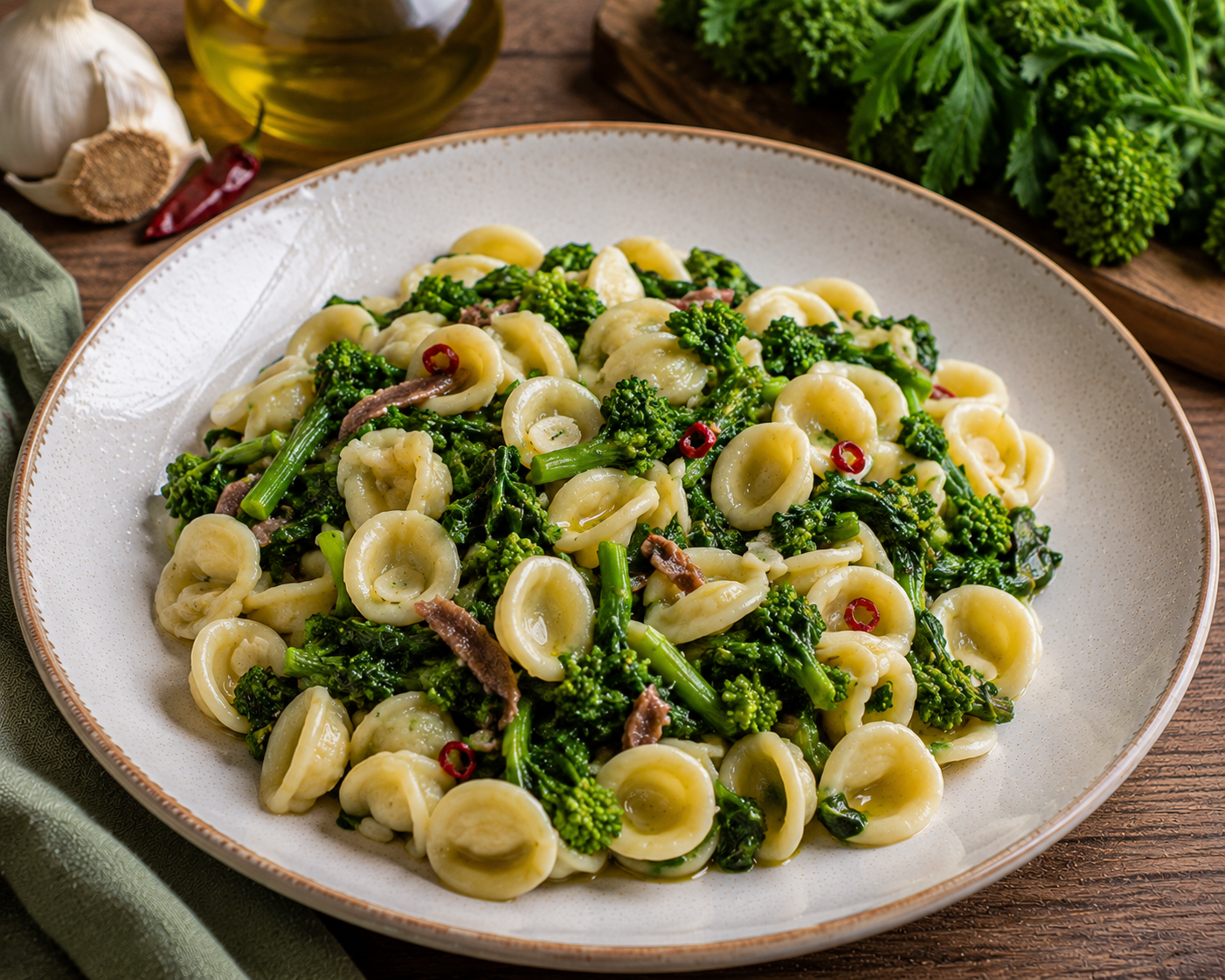 Orecchiette con cime di rapa