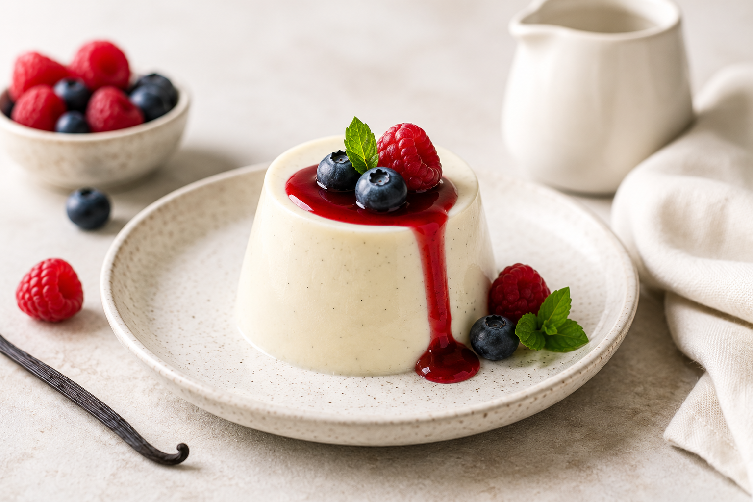Panna cotta alla vaniglia