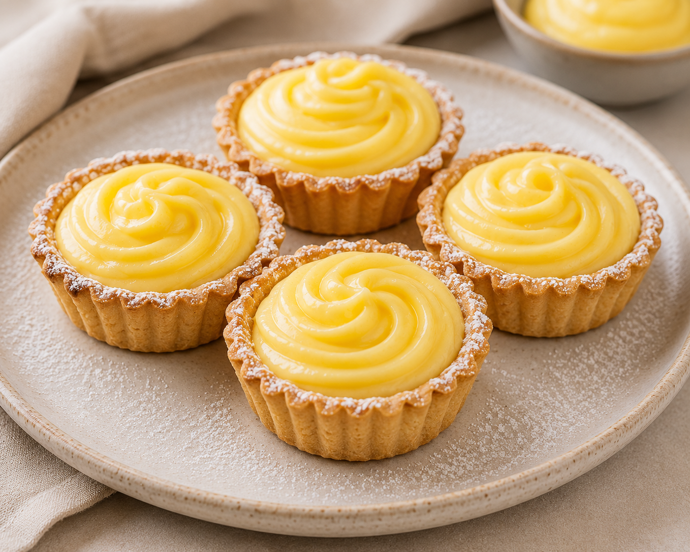 Tartellette alla crema