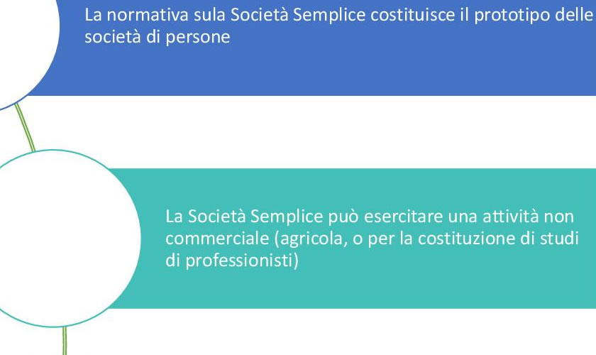 schede didattiche su Societą Semplice - Aspetti generali.