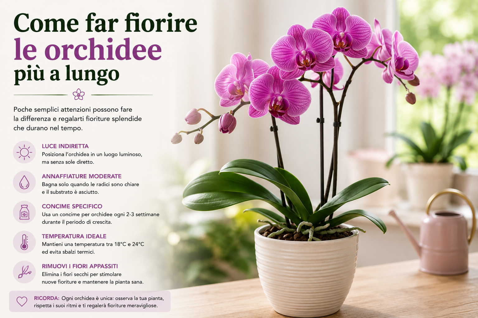 Come far fiorire le orchidee più a lungo