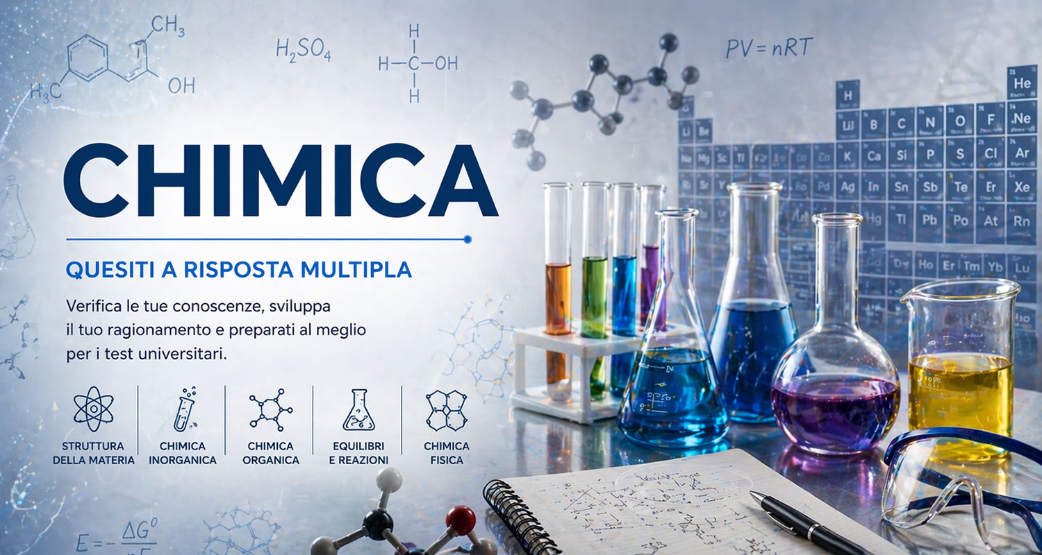 Copertina quiz CHIMICA
