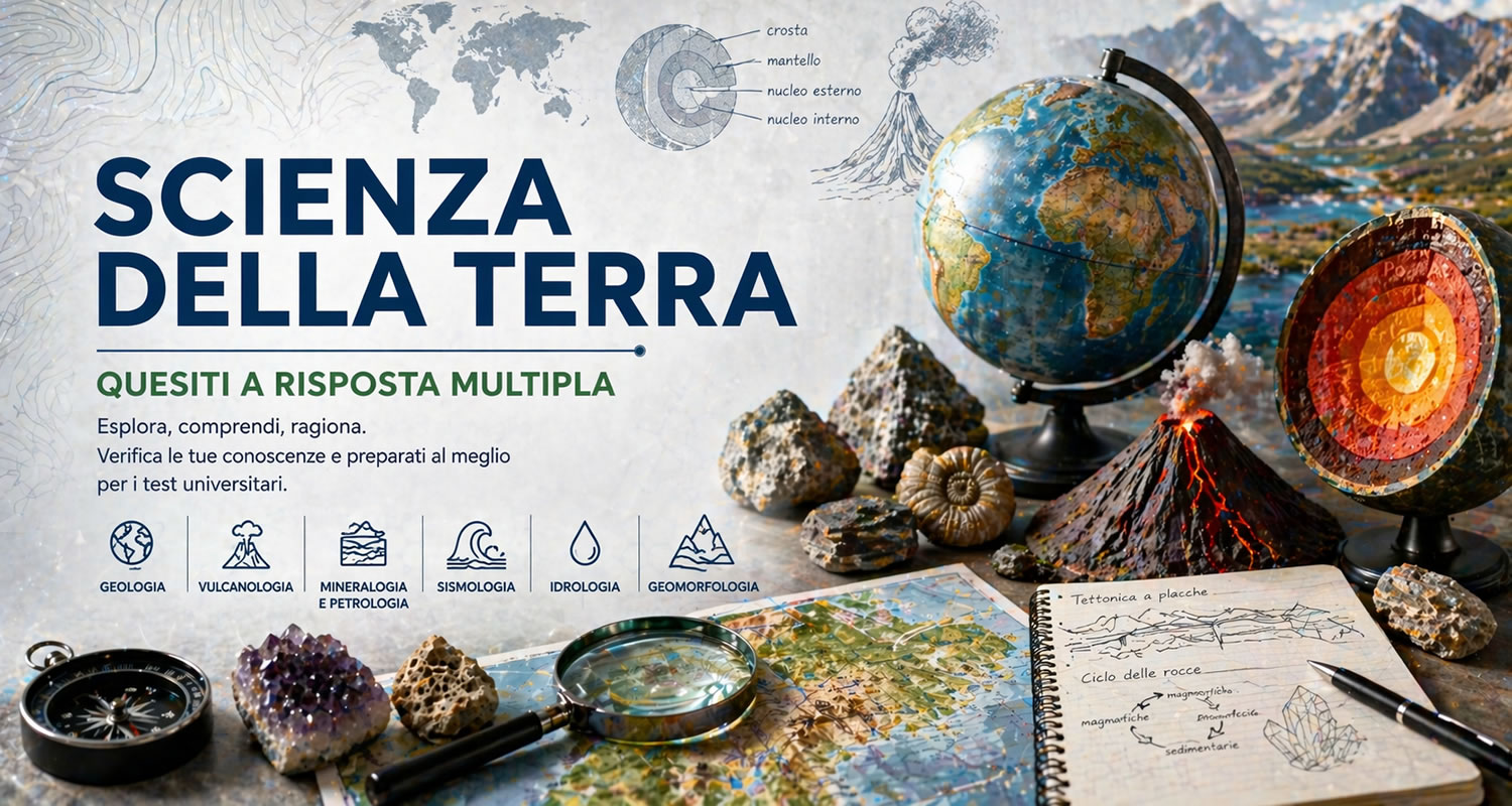 Copertina quiz SCIENZA DELLA TERRA